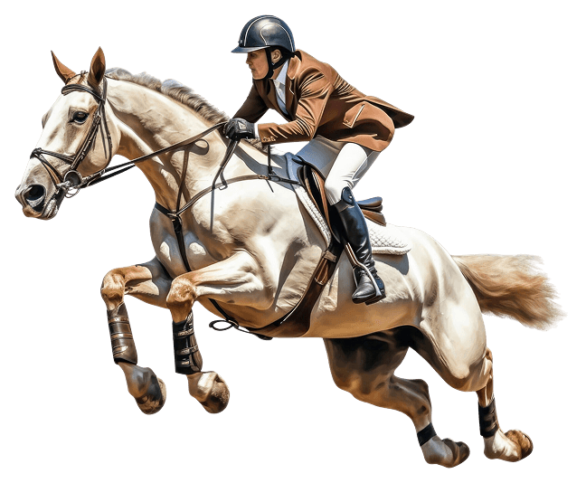 Stallion Horse Jumping